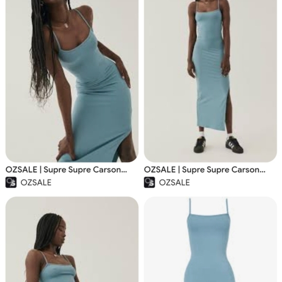 NWT Supre Carson Sleeveless Dress Blue Mist - Picture 8 of 9